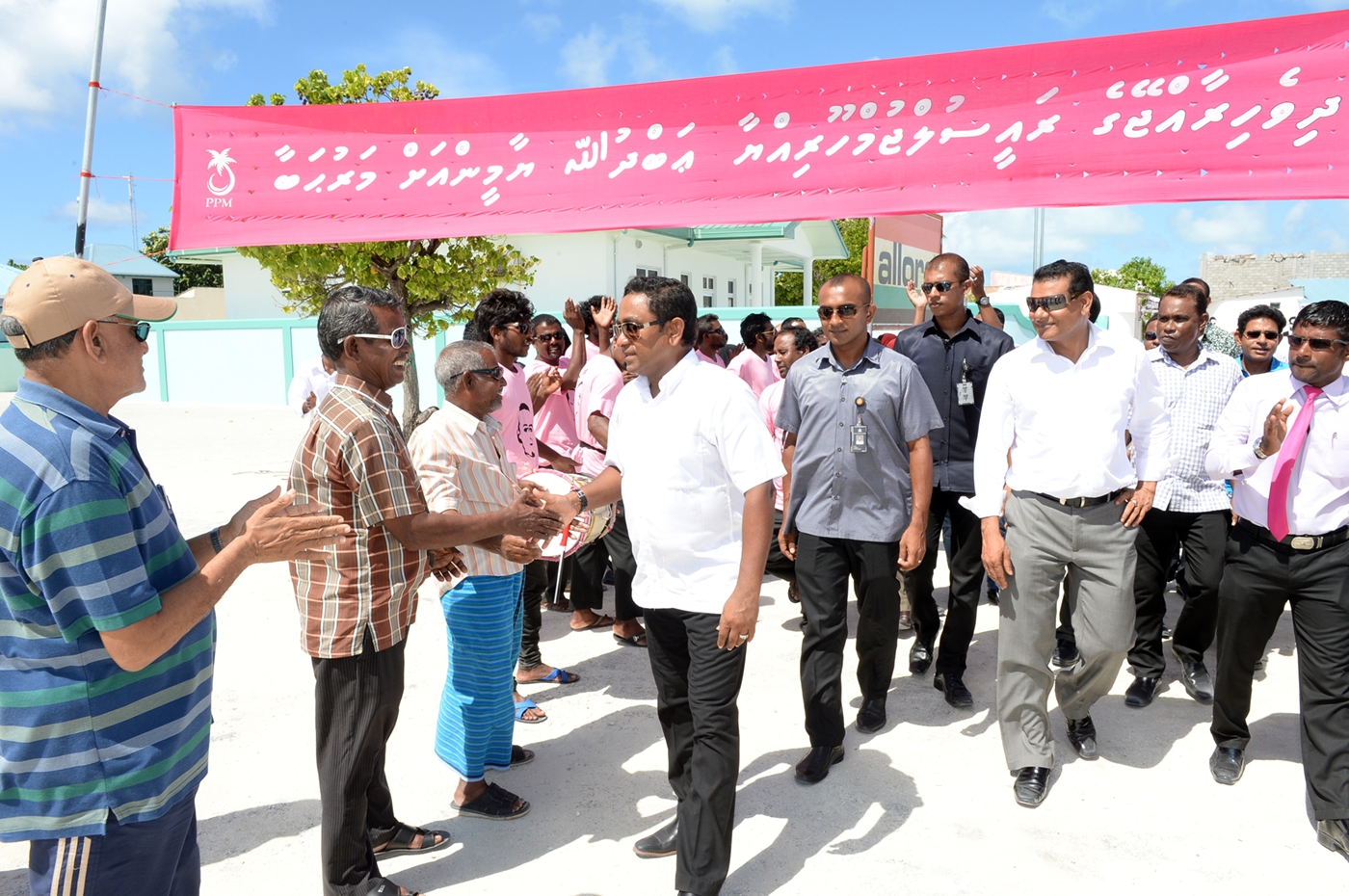 ރައީސުލްޖުމްހޫރިއްޔާ، އަބްދުﷲ ޔާމީން  މ. މަޑުއްވަރިއަށް ޒިޔާރަތްކުރެއްވުން